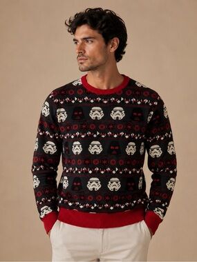 Star Wars Darth Vader Stormtrooper Ugly Christmas Sweater 2XL